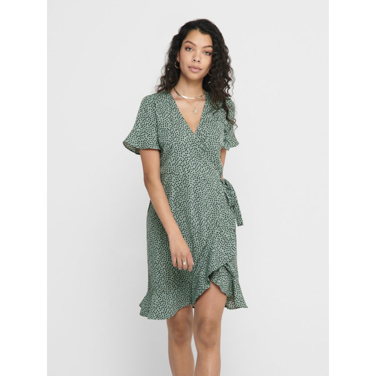 Onlolivia kjole - Hedge green