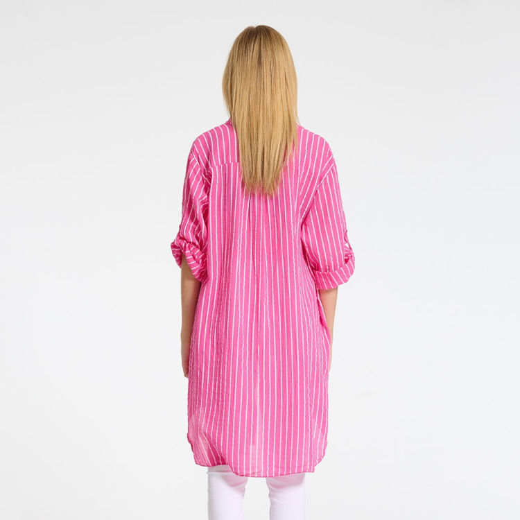 Marta skjorte 0055-1 - Fuxia stripe