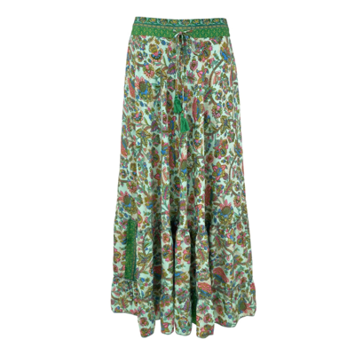 Bcluna maxi nederdel - Green calypso