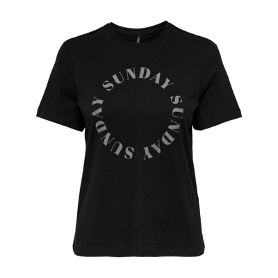 Onlweekday t-shirt - Black/sunday