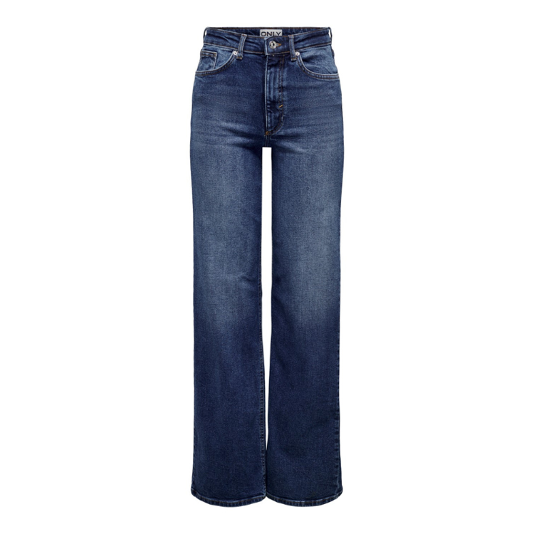 Onljuicy wide jeans - Dark blue denim