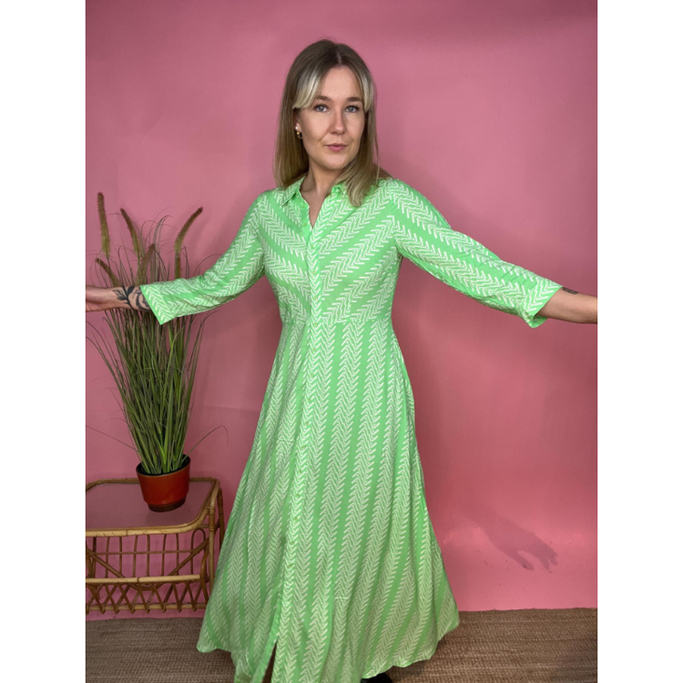 Yassavanna kjole - Summer green/boho print