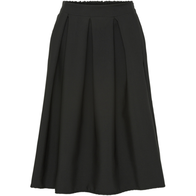 Marta nederdel 4911 - Black plain