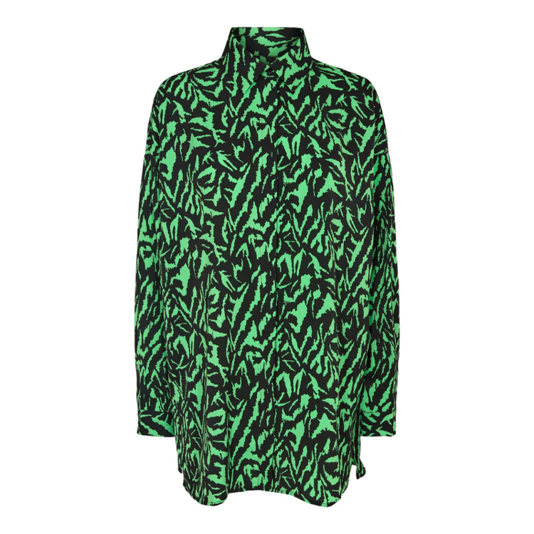 Zeda skjorte - Green zebra