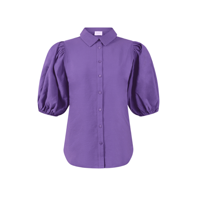 Ella skjorte - Deep purple