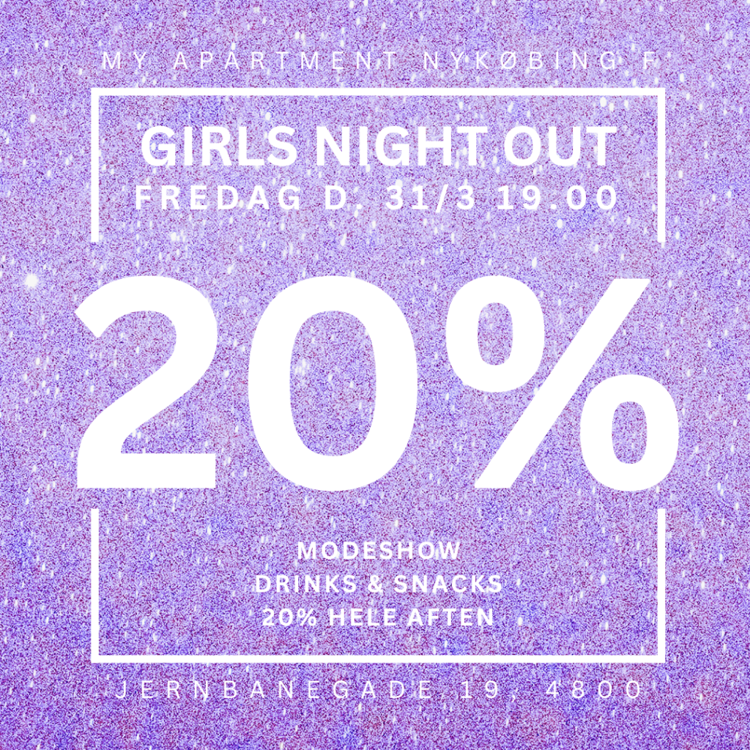 Girls night out - 31. marts kl. 19.00