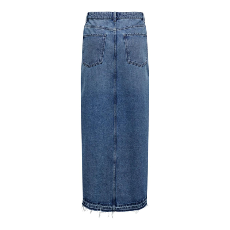 Onlalina nederdel - Medium blue denim