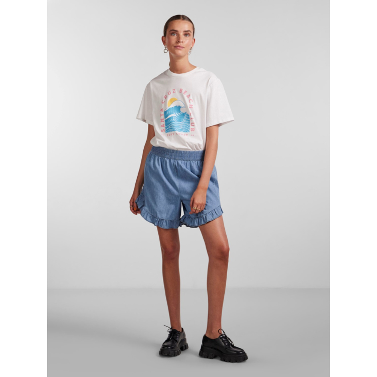 Pckada shorts - Light blue denim