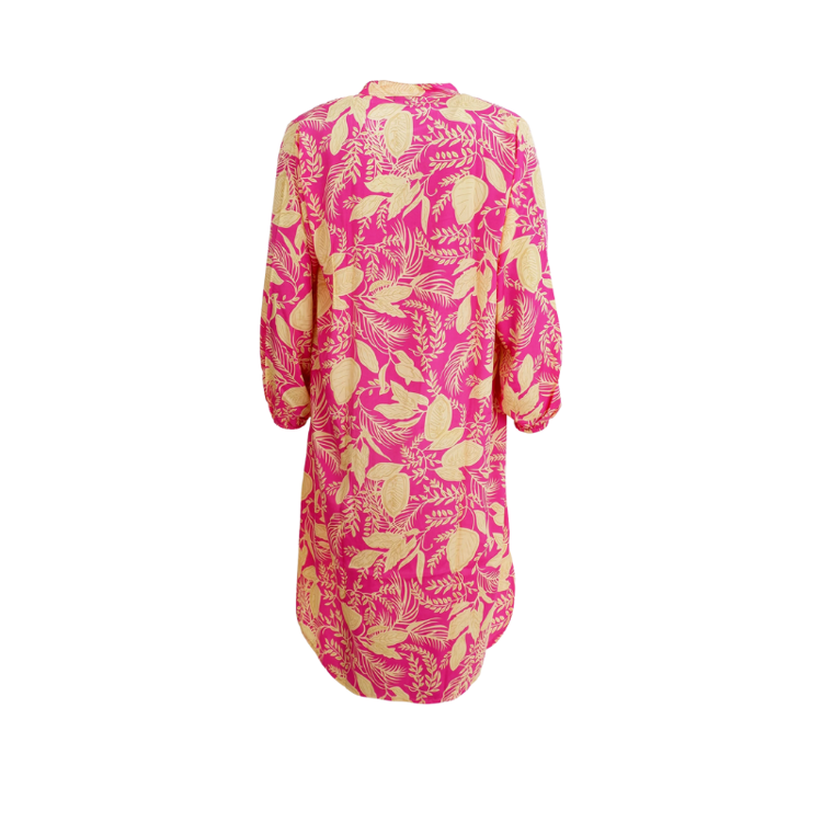 Bcluna pleat kjole - Floral pink