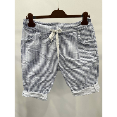 Marta shorts 6175d - Navy/white