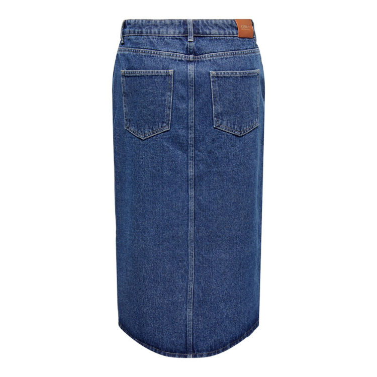 Onlbianca nederdel - Medium blue denim