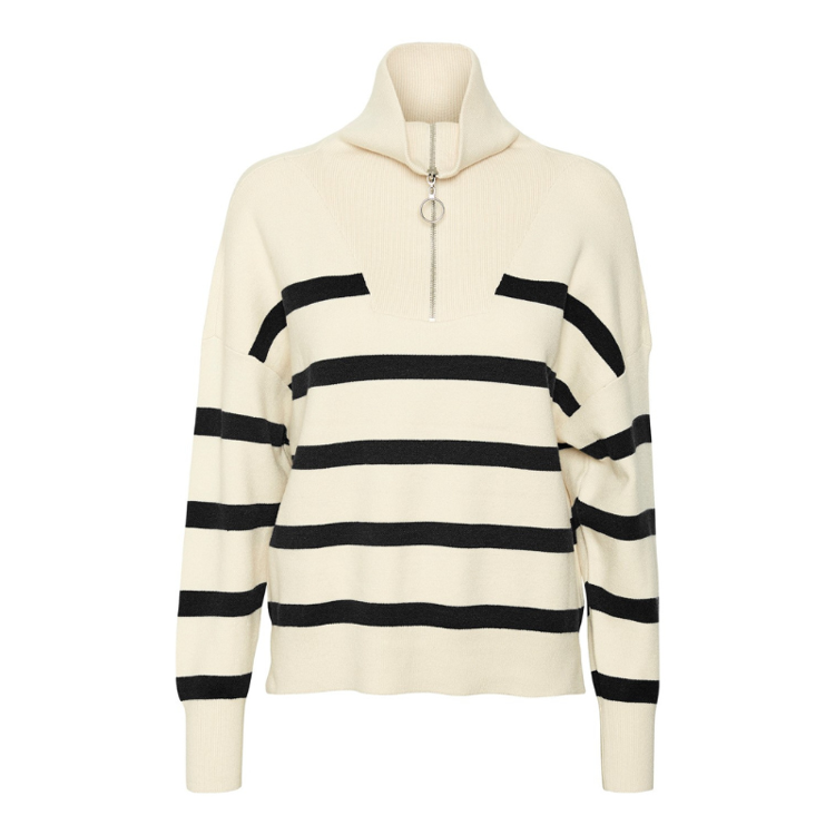 Vmsaba pullover - Birch/black