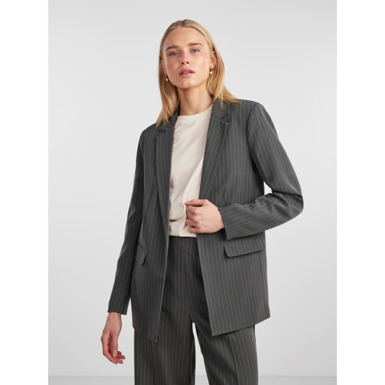 Pcbossy blazer - Magnet/pinstripe