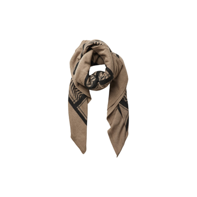 Pcjovis scarf - Silver mink