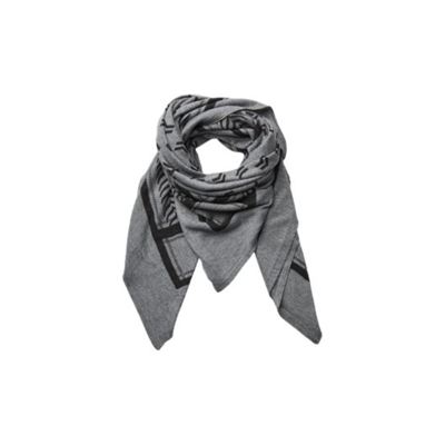 Pcjovis scarf - Light grey melange