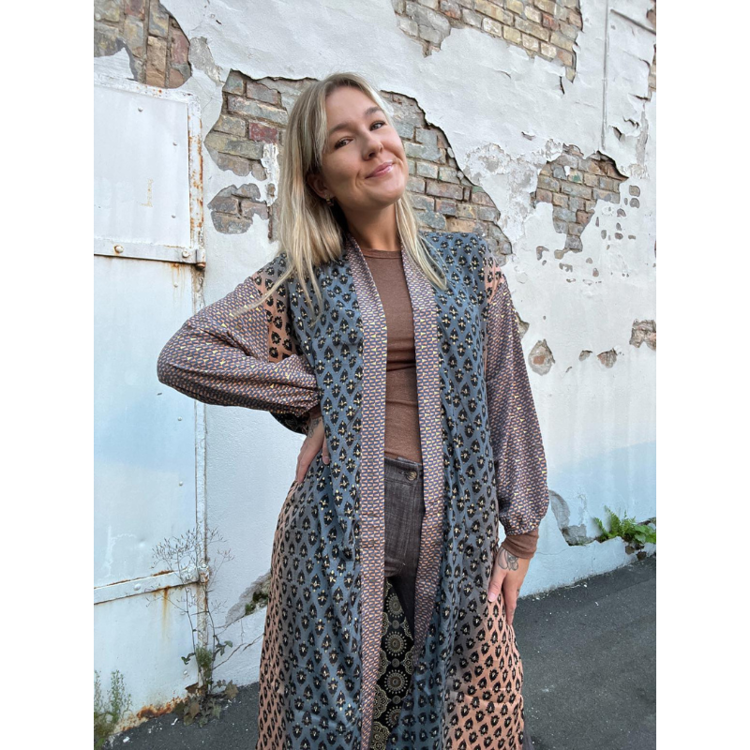 Bcluna kimono - Golden steel mix