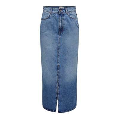 Onlcilla nederdel - Medium blue denim