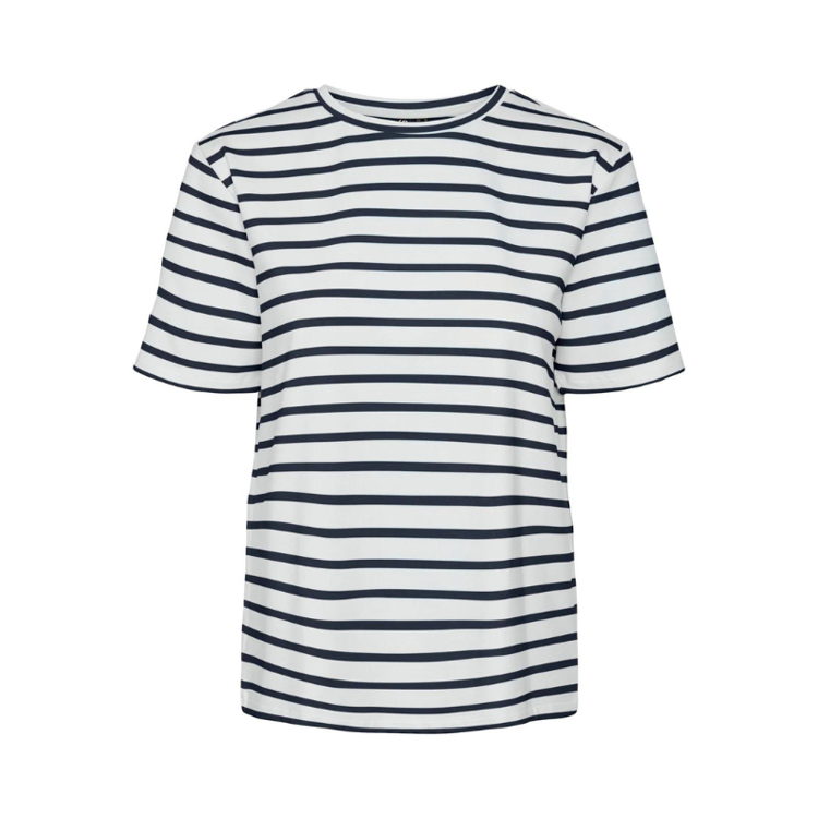 Pcbibbi t-shirt - Navy blazer/cloud dancer