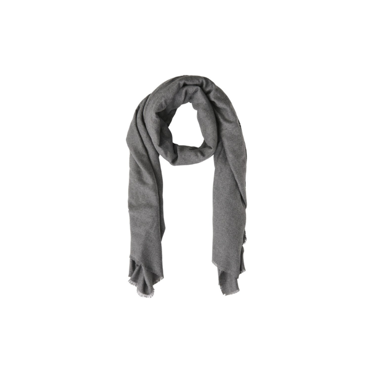Pccilja scarf - Dark grey melange