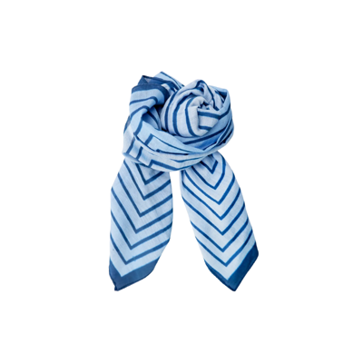 Bclora tørklæde - Dark blue stripe