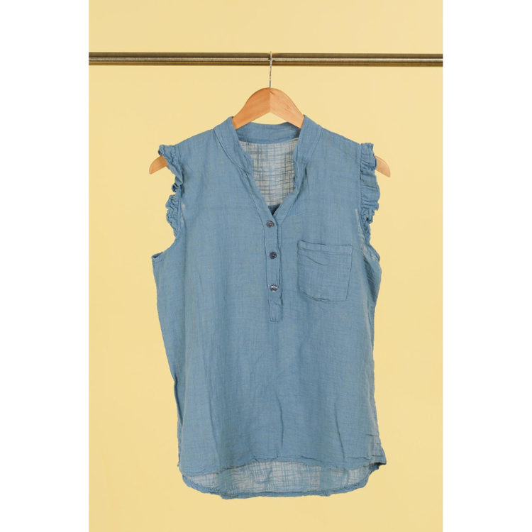 Paris top - Light blue