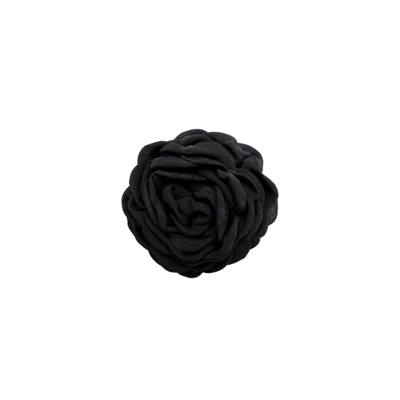 Bcvilla flower brooch - Black