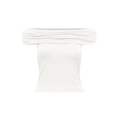 Onllive off shoulder top - Cloud dancer