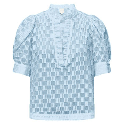 Amargo bluse - Light blue (forudbestilling)