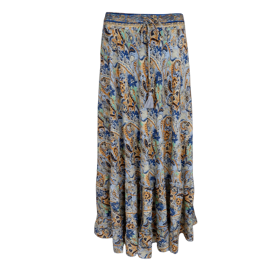 Bcluna nederdel kjole - Botanical blue