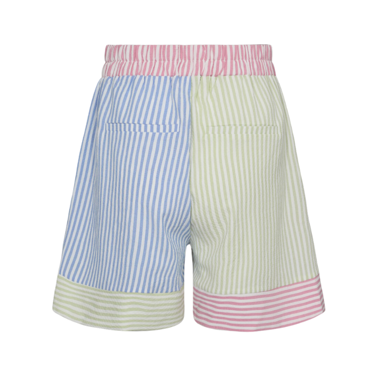 Viola shorts - Mint blue pink stripe