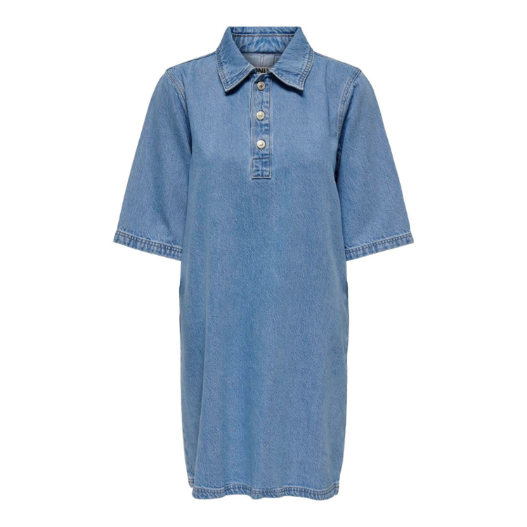 Onlgry kjole - Light blue denim