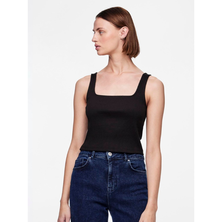 Pcnukisa cropped tank top - Black