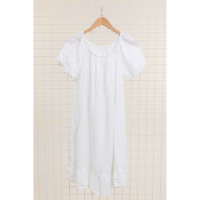 Sia kjole TU301 - Blanc