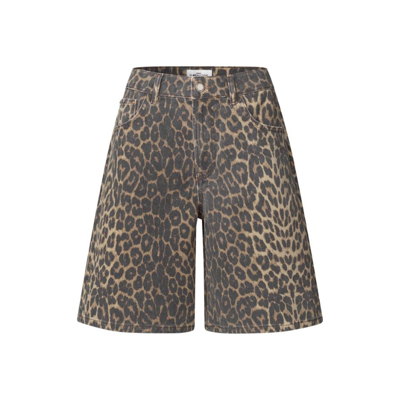 Talina shorts - Leopard mist