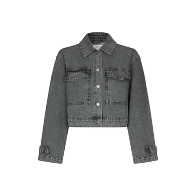 Tyrese denim jakke - Demon grey