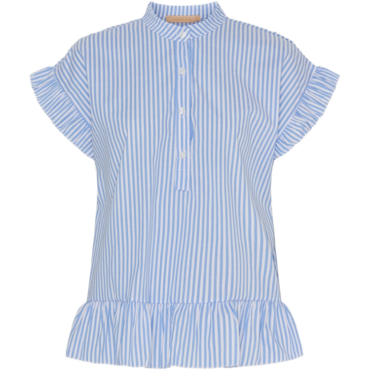 Mdclia top - Skyblue stripe