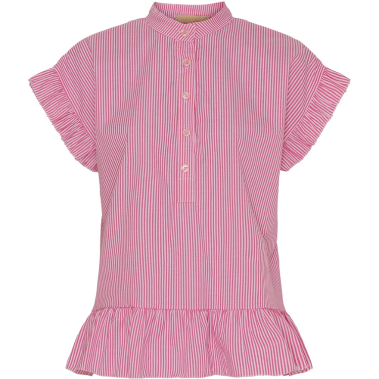 Mdclia bluse - Fuxia stripe