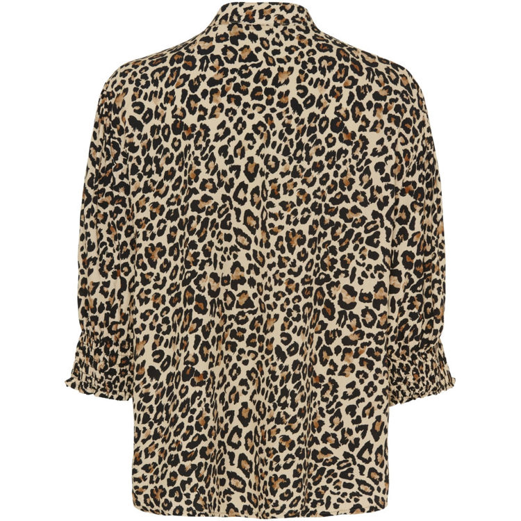 Mdcunnur bluse - Beige leo