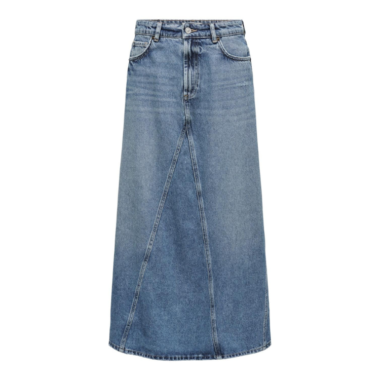 Onljoslyn nederdel - Medium blue denim