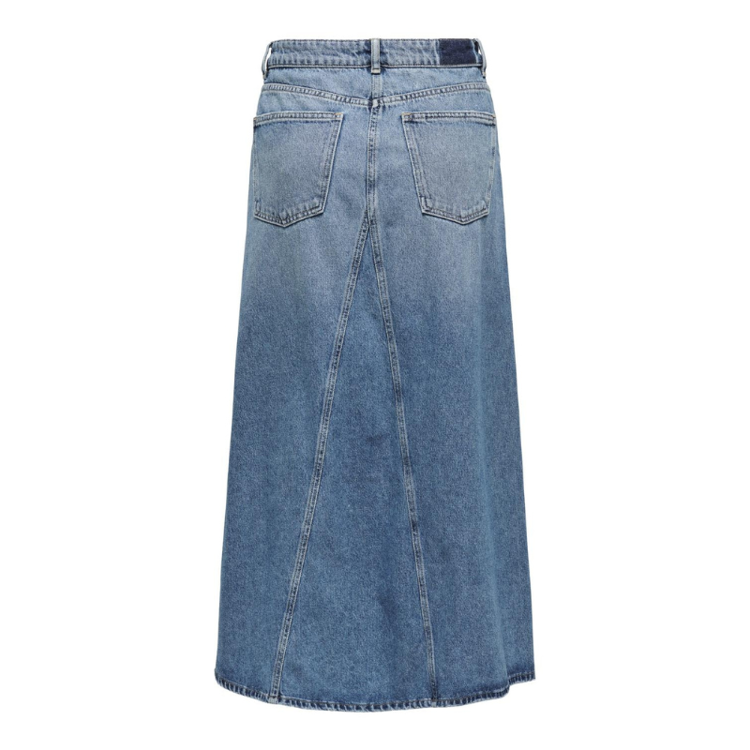 Onljoslyn nederdel - Medium blue denim