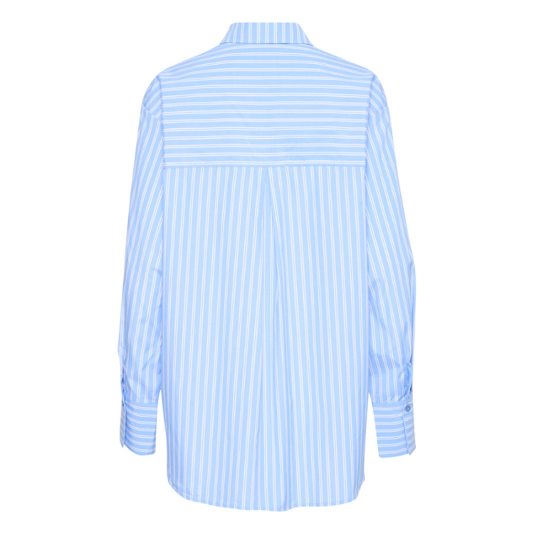 Kamackie skjorte - Blue/white stripe