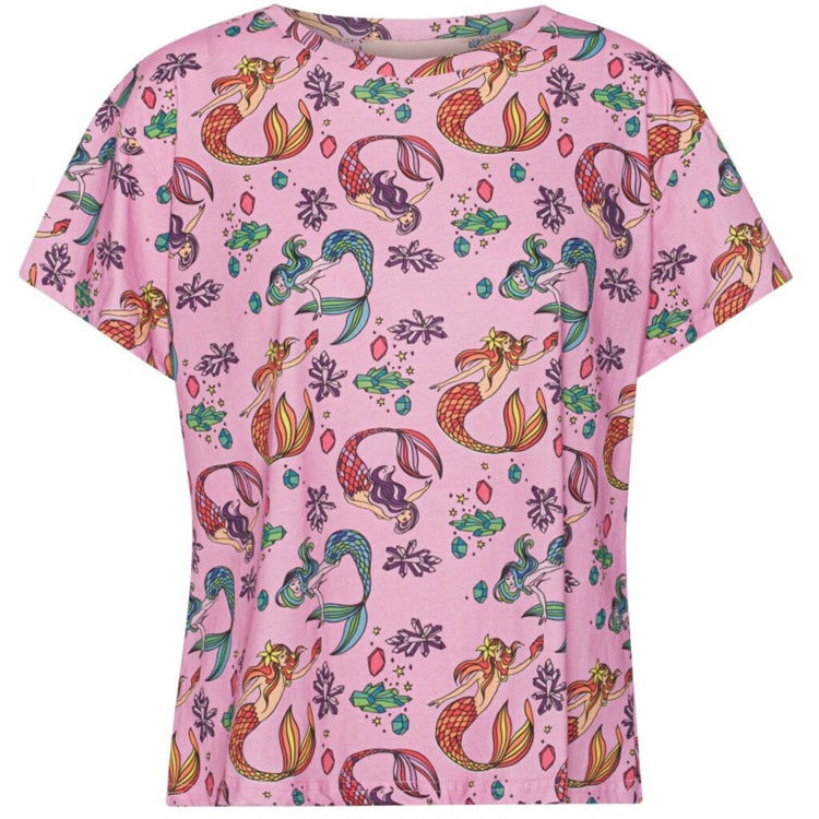 Cille t-shirt - Pink mermaid