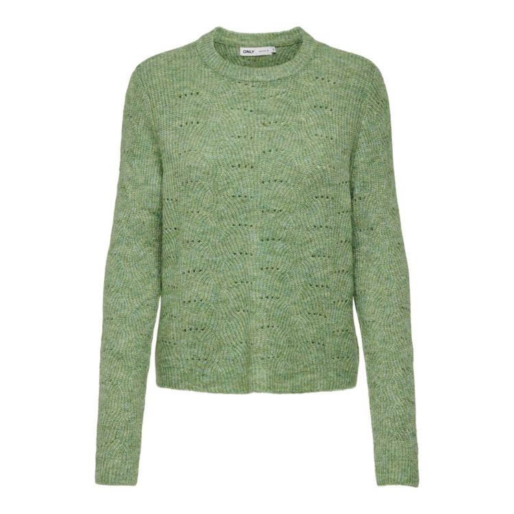 Onllolli strik - Hedge green/w. melange