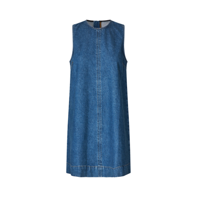 Rhiann kjole - Vintage blue wash