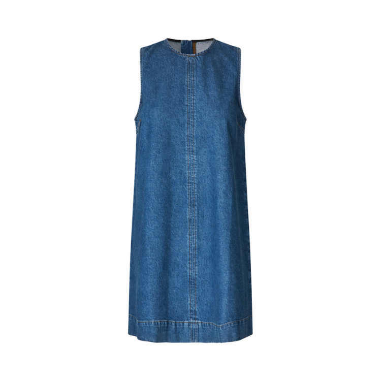 Rhiann kjole - Vintage blue wash