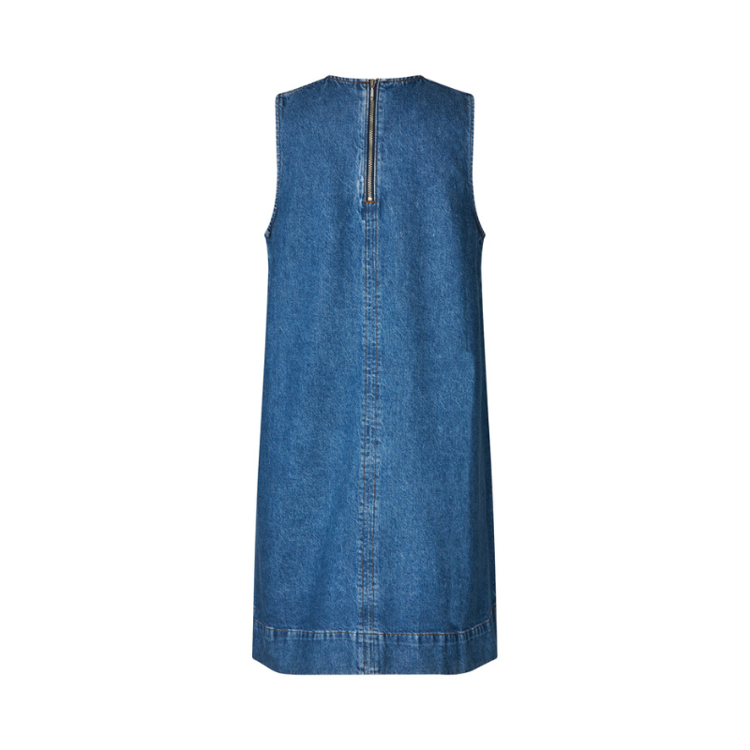 Rhiann kjole - Vintage blue wash