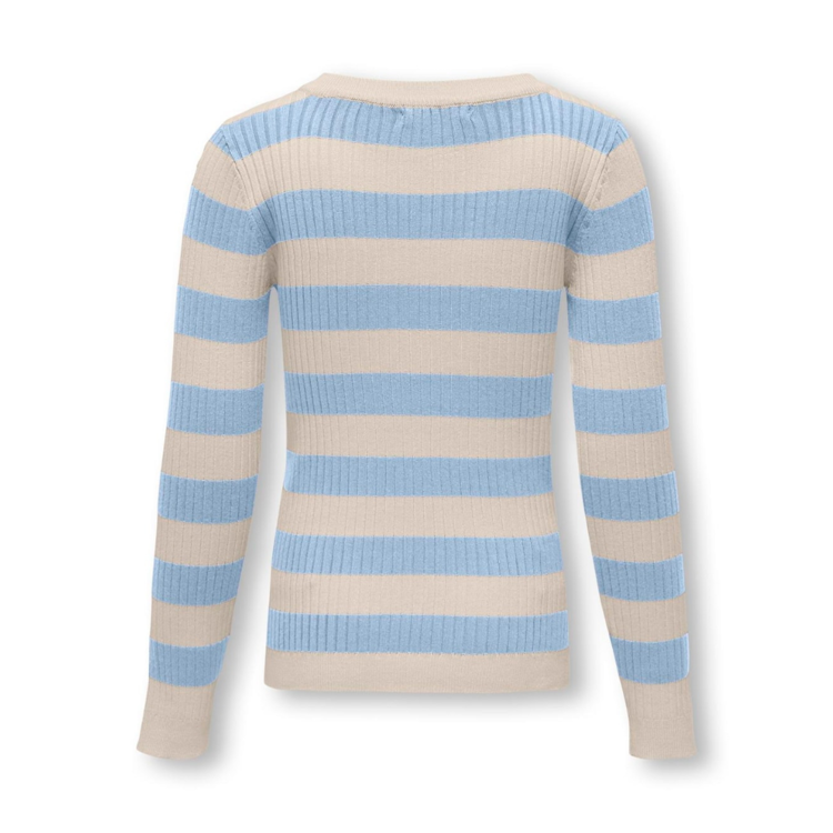 Kogkarol strikbluse - Birch/cashmere