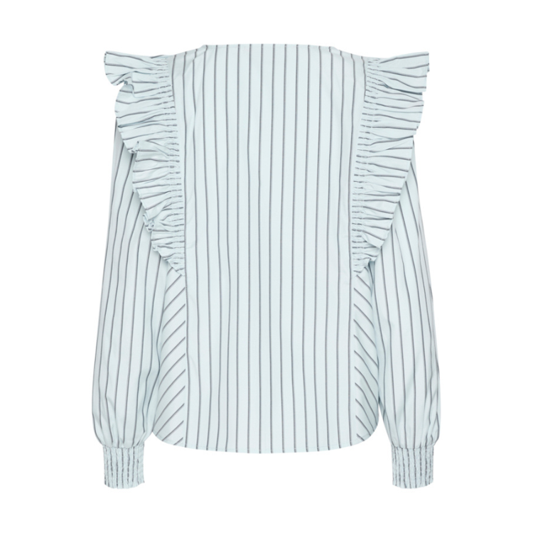 Kajerrie bluse - Celestial blue/dark stripe