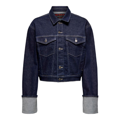 Onlmercer jakke - Dark blue denim