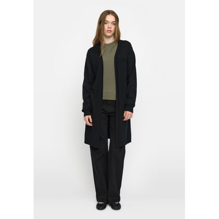 Srepira lang cardigan - Black